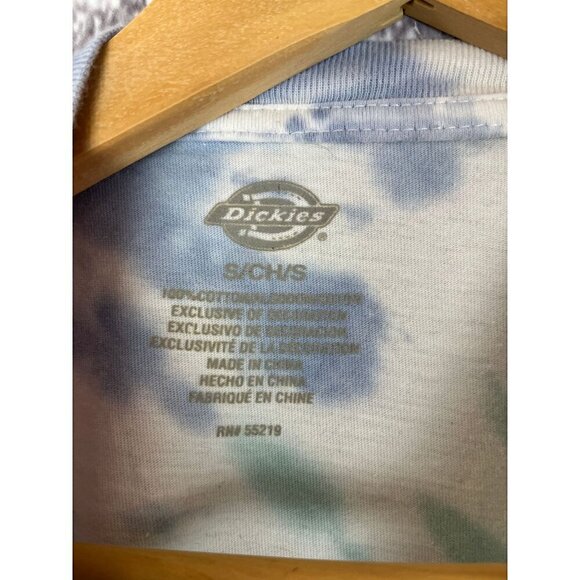 Dickies brand Tie Dye Blue Pink Green White Women's Teens Small - Picture 3 of 7